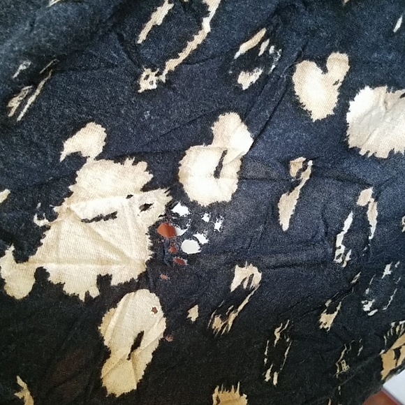 Anthropologie Black and cream leopard tank top S - Picture 3 of 4